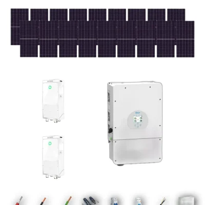 [TRINA630-RANGE-20260924] Kit Solar Aislada Deye 10kW Trina Solar 630Wp 2xBatería Dyness 16kWh 18 Paneles - CuencaSolar