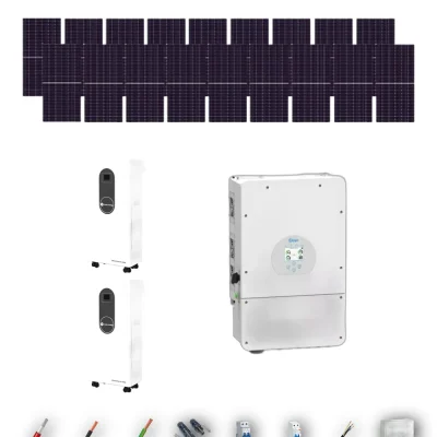 [TRINA630-RANGE-20260924] Kit Solar Aislada Deye 10kW Trina Solar 630Wp 2xBatería Turbo Energy 16kWh 18 Paneles - CuencaSolar