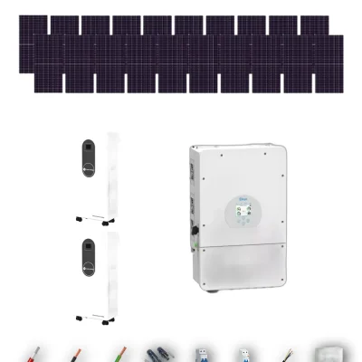 [TRINA630-RANGE-20260924] Kit Solar Aislada Deye 10kW Trina Solar 630Wp 2xBatería Turbo Energy 16kWh 20 Paneles - CuencaSolar
