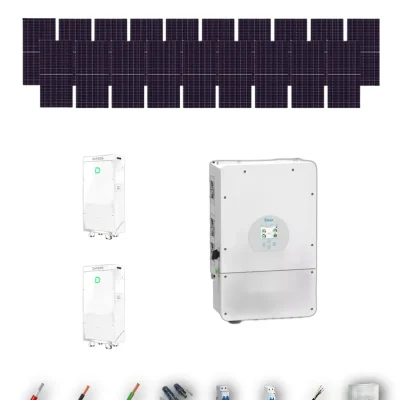 [TRINA630-RANGE-20260924] Kit Solar Aislada Deye 10kW Trina Solar 630Wp 2xBatería Dyness 16kWh 19 Paneles - CuencaSolar