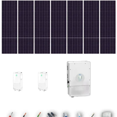 [TRINA630-RANGE-20260924] Kit Solar Aislada Deye 12kW Trina Solar 630Wp 2xBatería Dyness 16kWh 21 Paneles - CuencaSolar