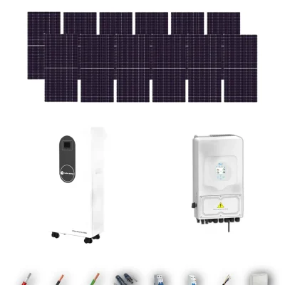 [TRINA630-RANGE-20260924] Kit Solar Aislada Deye 8kW Trina Solar 630Wp Batería Turbo Energy 16kWh 12 Paneles - CuencaSolar