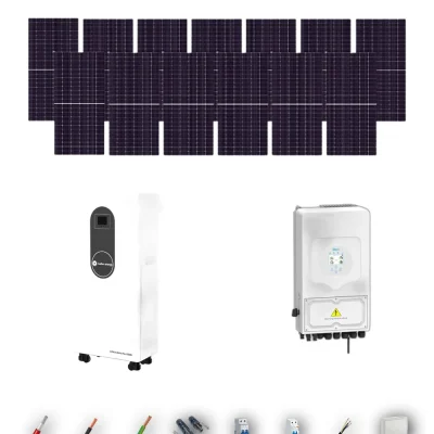 [TRINA630-RANGE-20260924] Kit Solar Aislada Deye 8kW Trina Solar 630Wp Batería Turbo Energy 16kWh 13 Paneles - CuencaSolar