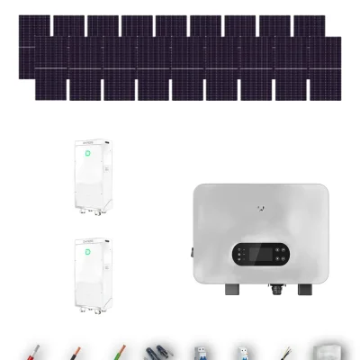 [TRINA630-RANGE-20260924] Kit Solar Aislada GoodWe Trina Solar 630Wp N-Type Bifacial ES Uniq 10 kW 2 Baterías Dyness PowerBrick Plus 32.14 kWh Monofásico 18 Paneles - CuencaSolar