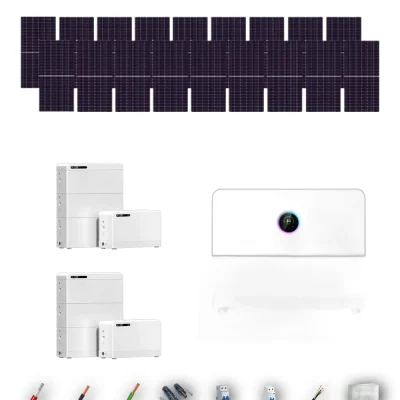 [TRINA630-RANGE-20260924] Kit Solar Aislada GoodWe Trina Solar 630Wp N-Type Bifacial ESA EHA 10 kW 2 Baterías GoodWe Lynx D G2 8,3 kWh 16.64 kWh Monofásico 18 Paneles - CuencaSolar