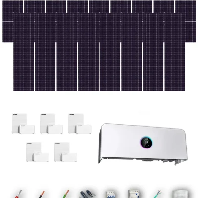 [TRINA630-RANGE-20260924] Kit Solar Aislada GoodWe Trina Solar 630Wp N-Type Bifacial ESA ETA 25 kW 5 Baterías GoodWe Lynx D G2 5,1 kWh 25.6 kWh Trifásico 41 Paneles - CuencaSolar