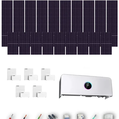 [TRINA630-RANGE-20260924] Kit Solar Aislada GoodWe Trina Solar 630Wp N-Type Bifacial ESA ETA 25 kW 5 Baterías GoodWe Lynx D G2 5,1 kWh 25.6 kWh Trifásico 49 Paneles - CuencaSolar