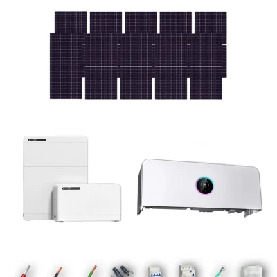 [TRINA630-RANGE-20260924] Kit Solar Aislada GoodWe Trina Solar 630Wp N-Type Bifacial ESA ETA 5 kW 1 Batería GoodWe Lynx D G2 5,1 kWh 5.12 kWh Trifásico 10 Paneles - CuencaSolar