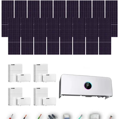 [TRINA630-RANGE-20260924] Kit Solar Aislada GoodWe Trina Solar 630Wp N-Type Bifacial ESA ETA 29.999 kW 4 Baterías GoodWe Lynx D G2 8,3 kWh 33.28 kWh Trifásico 51 Paneles - CuencaSolar