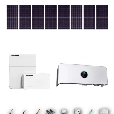 [TRINA630-RANGE-20260924] Kit Solar Aislada GoodWe Trina Solar 630Wp N-Type Bifacial ESA ETA 5 kW 1 Batería GoodWe Lynx D G2 5,1 kWh 5.12 kWh Trifásico 8 Paneles - CuencaSolar