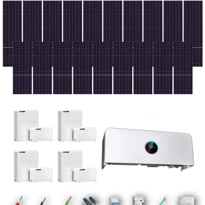 [TRINA630-RANGE-20260924] Kit Solar Aislada GoodWe Trina Solar 630Wp N-Type Bifacial ESA ETA 25 kW 4 Baterías GoodWe Lynx D G2 8,3 kWh 33.28 kWh Trifásico 48 Paneles - CuencaSolar