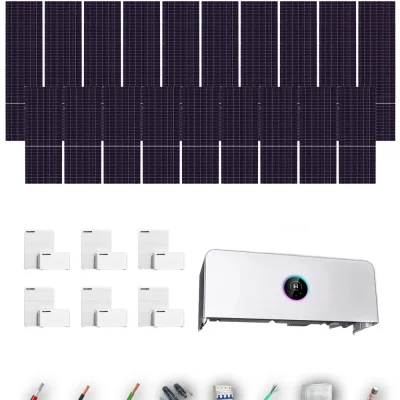 [TRINA630-RANGE-20260924] Kit Solar Aislada GoodWe Trina Solar 630Wp N-Type Bifacial ESA ETA 29.999 kW 6 Baterías GoodWe Lynx D G2 5,1 kWh 30.72 kWh Trifásico 58 Paneles - CuencaSolar