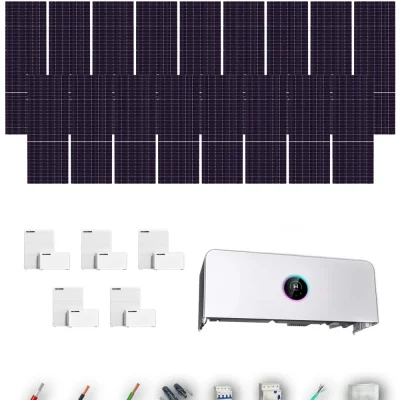 [TRINA630-RANGE-20260924] Kit Solar Aislada GoodWe Trina Solar 630Wp N-Type Bifacial ESA ETA 25 kW 5 Baterías GoodWe Lynx D G2 5,1 kWh 25.6 kWh Trifásico 43 Paneles - CuencaSolar
