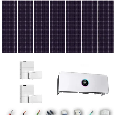 [TRINA630-RANGE-20260924] Kit Solar Aislada GoodWe Trina Solar 630Wp N-Type Bifacial ESA ETA 12 kW 2 Baterías GoodWe Lynx D G2 8,3 kWh 16.64 kWh Trifásico 21 Paneles - CuencaSolar