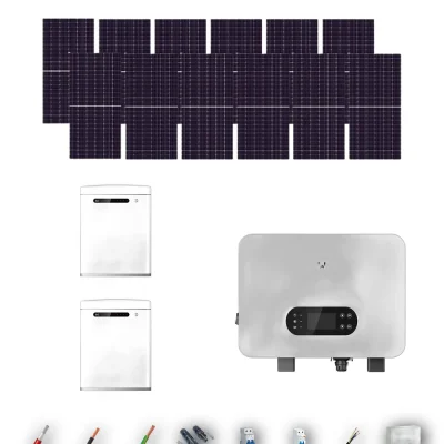 [TRINA630-RANGE-20260924] Kit Solar Aislada GoodWe Trina Solar 630Wp N-Type Bifacial ES Uniq 8 kW 2 Baterías GoodWe Lynx U G3 10 kWh Monofásico 12 Paneles - CuencaSolar