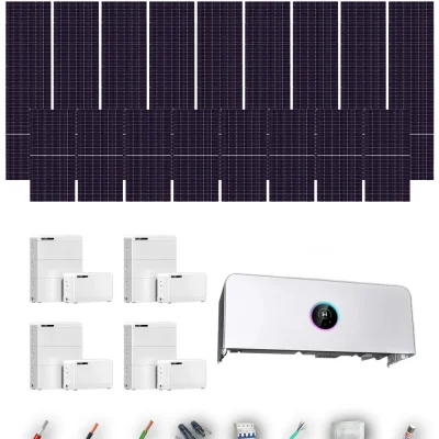 [TRINA630-RANGE-20260924] Kit Solar Aislada GoodWe Trina Solar 630Wp N-Type Bifacial ESA ETA 29.999 kW 4 Baterías GoodWe Lynx D G2 8,3 kWh 33.28 kWh Trifásico 53 Paneles - CuencaSolar
