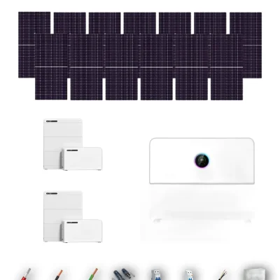 [TRINA630-RANGE-20260924] Kit Solar Aislada GoodWe Trina Solar 630Wp N-Type Bifacial ESA EHA 8 kW 2 Baterías GoodWe Lynx D G2 5,1 kWh 10.24 kWh Monofásico 13 Paneles - CuencaSolar