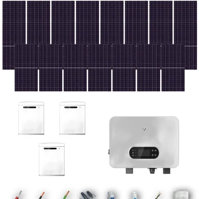 [TRINA630-RANGE-20260924] Kit Solar Aislada GoodWe Trina Solar 630Wp N-Type Bifacial ES Uniq 12 kW 3 Baterías GoodWe Lynx U G3 15 kWh Monofásico 23 Paneles - CuencaSolar