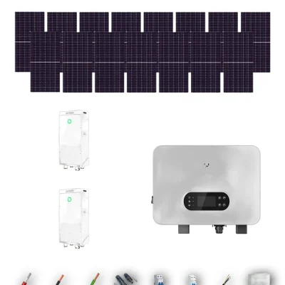 [TRINA630-RANGE-20260924] Kit Solar Aislada GoodWe Trina Solar 630Wp N-Type Bifacial ES Uniq 8 kW 2 Baterías Dyness PowerBrick Plus 32.14 kWh Monofásico 15 Paneles - CuencaSolar
