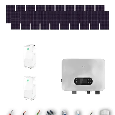 [TRINA630-RANGE-20260924] Kit Solar Aislada GoodWe Trina Solar 630Wp N-Type Bifacial ES Uniq 10 kW 2 Baterías Dyness PowerBrick Plus 32.14 kWh Monofásico 20 Paneles - CuencaSolar