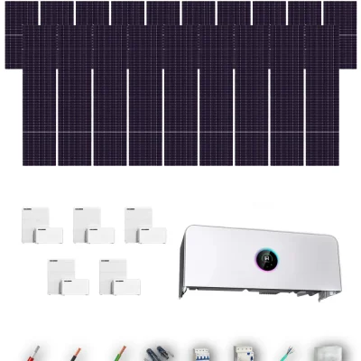 [TRINA630-RANGE-20260924] Kit Solar Aislada GoodWe Trina Solar 630Wp N-Type Bifacial ESA ETA 25 kW 5 Baterías GoodWe Lynx D G2 5,1 kWh 25.6 kWh Trifásico 46 Paneles - CuencaSolar