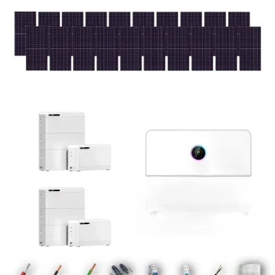 [TRINA630-RANGE-20260924] Kit Solar Aislada GoodWe Trina Solar 630Wp N-Type Bifacial ESA EHA 10 kW 2 Baterías GoodWe Lynx D G2 8,3 kWh 16.64 kWh Monofásico 20 Paneles - CuencaSolar
