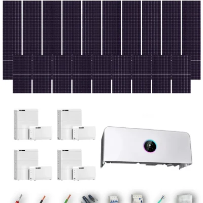[TRINA630-RANGE-20260924] Kit Solar Aislada GoodWe Trina Solar 630Wp N-Type Bifacial ESA ETA 25 kW 4 Baterías GoodWe Lynx D G2 8,3 kWh 33.28 kWh Trifásico 49 Paneles - CuencaSolar