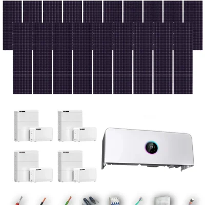 [TRINA630-RANGE-20260924] Kit Solar Aislada GoodWe Trina Solar 630Wp N-Type Bifacial ESA ETA 29.999 kW 4 Baterías GoodWe Lynx D G2 8,3 kWh 33.28 kWh Trifásico 56 Paneles - CuencaSolar