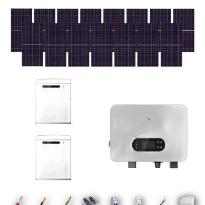 [TRINA630-RANGE-20260924] Kit Solar Aislada GoodWe Trina Solar 630Wp N-Type Bifacial ES Uniq 8 kW 2 Baterías GoodWe Lynx U G3 10 kWh Monofásico 15 Paneles - CuencaSolar