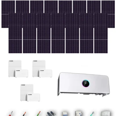 [TRINA630-RANGE-20260924] Kit Solar Aislada GoodWe Trina Solar 630Wp N-Type Bifacial ESA ETA 12 kW 3 Baterías GoodWe Lynx D G2 5,1 kWh 15.36 kWh Trifásico 22 Paneles - CuencaSolar