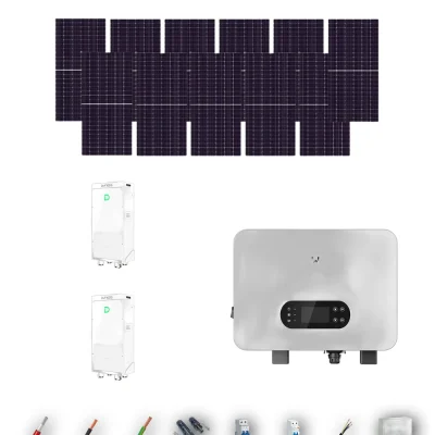 [TRINA630-RANGE-20260924] Kit Solar Aislada GoodWe Trina Solar 630Wp N-Type Bifacial ES Uniq 8 kW 2 Baterías Dyness PowerBrick Plus 32.14 kWh Monofásico 11 Paneles - CuencaSolar