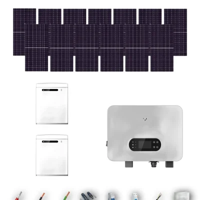 [TRINA630-RANGE-20260924] Kit Solar Aislada GoodWe Trina Solar 630Wp N-Type Bifacial ES Uniq 8 kW 2 Baterías GoodWe Lynx U G3 10 kWh Monofásico 13 Paneles - CuencaSolar