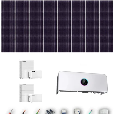 [TRINA630-RANGE-20260924] Kit Solar Aislada GoodWe Trina Solar 630Wp N-Type Bifacial ESA ETA 12 kW 2 Baterías GoodWe Lynx D G2 8,3 kWh 16.64 kWh Trifásico 24 Paneles - CuencaSolar