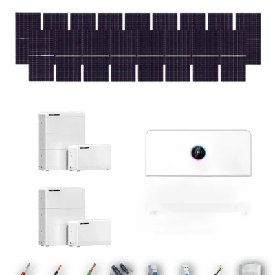 [TRINA630-RANGE-20260924] Kit Solar Aislada GoodWe Trina Solar 630Wp N-Type Bifacial ESA EHA 10 kW 2 Baterías GoodWe Lynx D G2 8,3 kWh 16.64 kWh Monofásico 17 Paneles - CuencaSolar