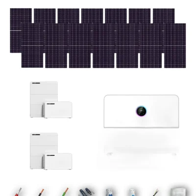 [TRINA630-RANGE-20260924] Kit Solar Aislada GoodWe Trina Solar 630Wp N-Type Bifacial ESA EHA 8 kW 2 Baterías GoodWe Lynx D G2 5,1 kWh 10.24 kWh Monofásico 14 Paneles - CuencaSolar