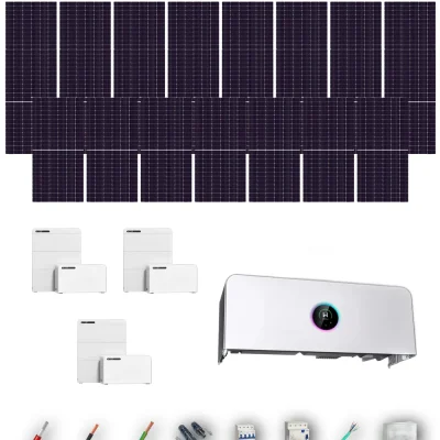 [TRINA630-RANGE-20260924] Kit Solar Aislada GoodWe Trina Solar 630Wp N-Type Bifacial ESA ETA 12 kW 3 Baterías GoodWe Lynx D G2 5,1 kWh 15.36 kWh Trifásico 23 Paneles - CuencaSolar