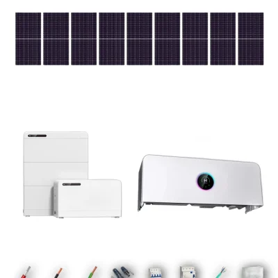 [TRINA630-RANGE-20260924] Kit Solar Aislada GoodWe Trina Solar 630Wp N-Type Bifacial ESA ETA 5 kW 1 Batería GoodWe Lynx D G2 5,1 kWh 5.12 kWh Trifásico 9 Paneles - CuencaSolar