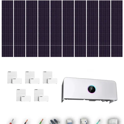 [TRINA630-RANGE-20260924] Kit Solar Aislada GoodWe Trina Solar 630Wp N-Type Bifacial ESA ETA 25 kW 5 Baterías GoodWe Lynx D G2 5,1 kWh 25.6 kWh Trifásico 50 Paneles - CuencaSolar