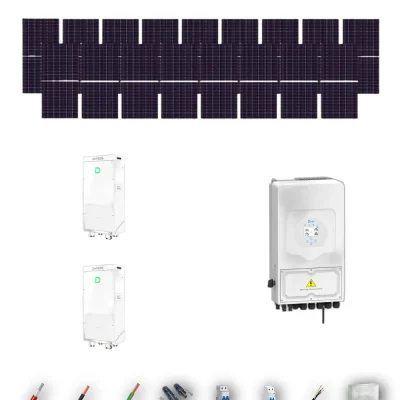 [TRINA630-RANGE-20260924] Kit Solar Autoconsumo Deye 10kW Trina Solar 630Wp 2xBatería Dyness 16kWh 17 Paneles - CuencaSolar