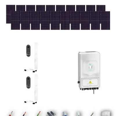 [TRINA630-RANGE-20260924] Kit Solar Autoconsumo Deye 10kW Trina Solar 630Wp 2xBatería Turbo Energy 16kWh 20 Paneles - CuencaSolar