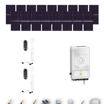 [TRINA630-RANGE-20260924] Kit Solar Autoconsumo Deye 10kW Trina Solar 630Wp 2xBatería Turbo Energy 16kWh 17 Paneles - CuencaSolar