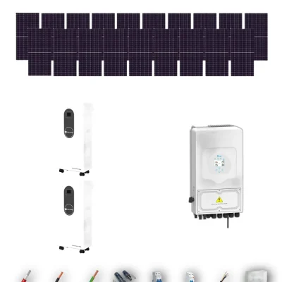 [TRINA630-RANGE-20260924] Kit Solar Autoconsumo Deye 10kW Trina Solar 630Wp 2xBatería Turbo Energy 16kWh 19 Paneles - CuencaSolar