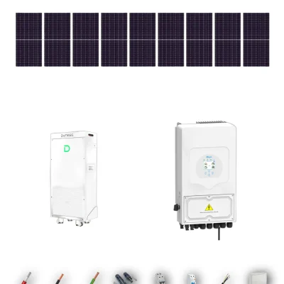 [TRINA630-RANGE-20260924] Kit Solar Autoconsumo Deye 6kW Trina Solar 630Wp Batería Dyness 16kWh 9 Paneles - CuencaSolar
