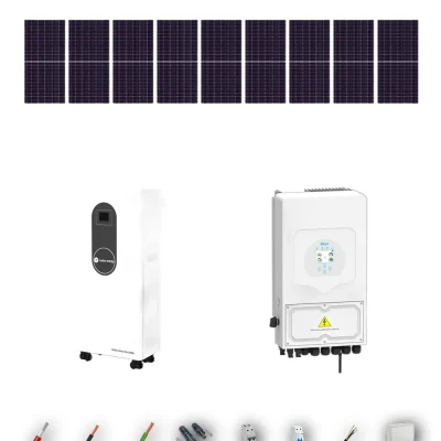 [TRINA630-RANGE-20260924] Kit Solar Autoconsumo Deye 6kW Trina Solar 630Wp Batería Turbo Energy 16kWh 9 Paneles - CuencaSolar