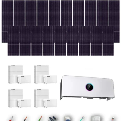 [TRINA630-RANGE-20260924] Kit Solar Autoconsumo GoodWe Trina Solar 630Wp N-Type Bifacial ESA ETA 29.999 kW 4 Baterías GoodWe Lynx D G2 8,3 kWh 33.28 kWh Trifásico 58 Paneles - CuencaSolar