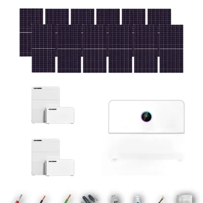 [TRINA630-RANGE-20260924] Kit Solar Autoconsumo GoodWe Trina Solar 630Wp N-Type Bifacial ESA EHA 6 kW 2 Baterías GoodWe Lynx D G2 5,1 kWh 10.24 kWh Monofásico 12 Paneles - CuencaSolar