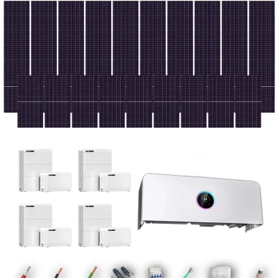 [TRINA630-RANGE-20260924] Kit Solar Autoconsumo GoodWe Trina Solar 630Wp N-Type Bifacial ESA ETA 29.999 kW 4 Baterías GoodWe Lynx D G2 8,3 kWh 33.28 kWh Trifásico 59 Paneles - CuencaSolar