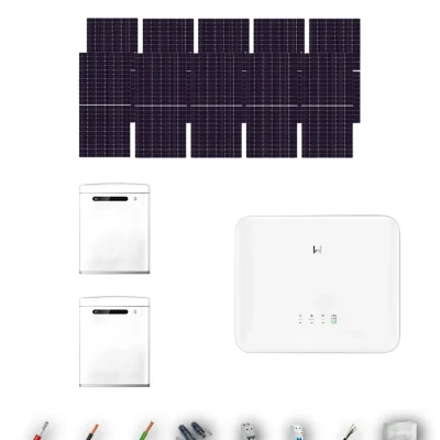 [TRINA630-RANGE-20260924] Kit Solar Autoconsumo GoodWe Trina Solar 630Wp N-Type Bifacial ES G2 5 kW 2 Baterías GoodWe Lynx U G3 10 kWh Monofásico 10 Paneles - CuencaSolar