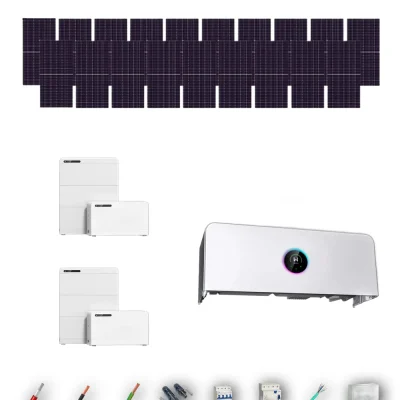[TRINA630-RANGE-20260924] Kit Solar Autoconsumo GoodWe Trina Solar 630Wp N-Type Bifacial ESA ETA 10 kW 2 Baterías GoodWe Lynx D G2 5,1 kWh 10.24 kWh Trifásico 19 Paneles - CuencaSolar