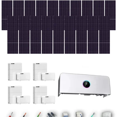 [TRINA630-RANGE-20260924] Kit Solar Autoconsumo GoodWe Trina Solar 630Wp N-Type Bifacial ESA ETA 25 kW 4 Baterías GoodWe Lynx D G2 8,3 kWh 33.28 kWh Trifásico 47 Paneles - CuencaSolar